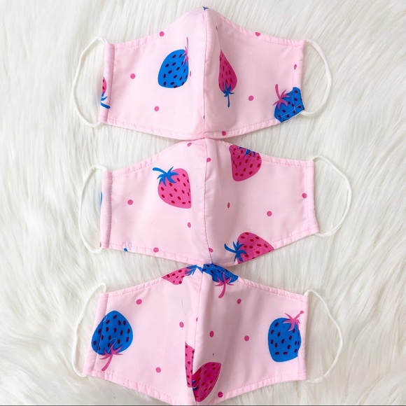 3 HANDMADE IN USA -  washable cotton face masks - Picture 2 of 5